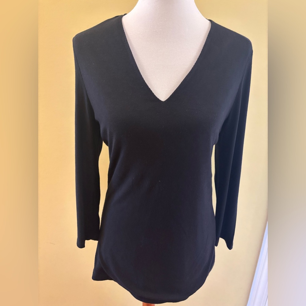 INC International Concepts Blue Fitted Blouse